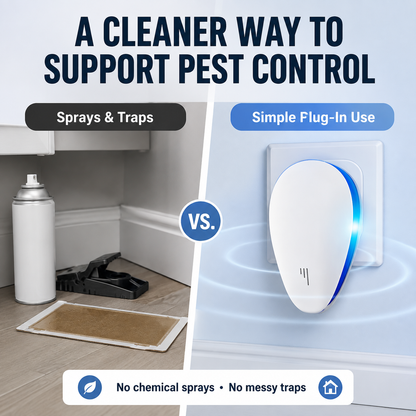 ⚡⚡Buy 1 get 1 free🏠 Plug-In Ultrasonic Pest Repeller for Home & Indoor Rooms 🔌