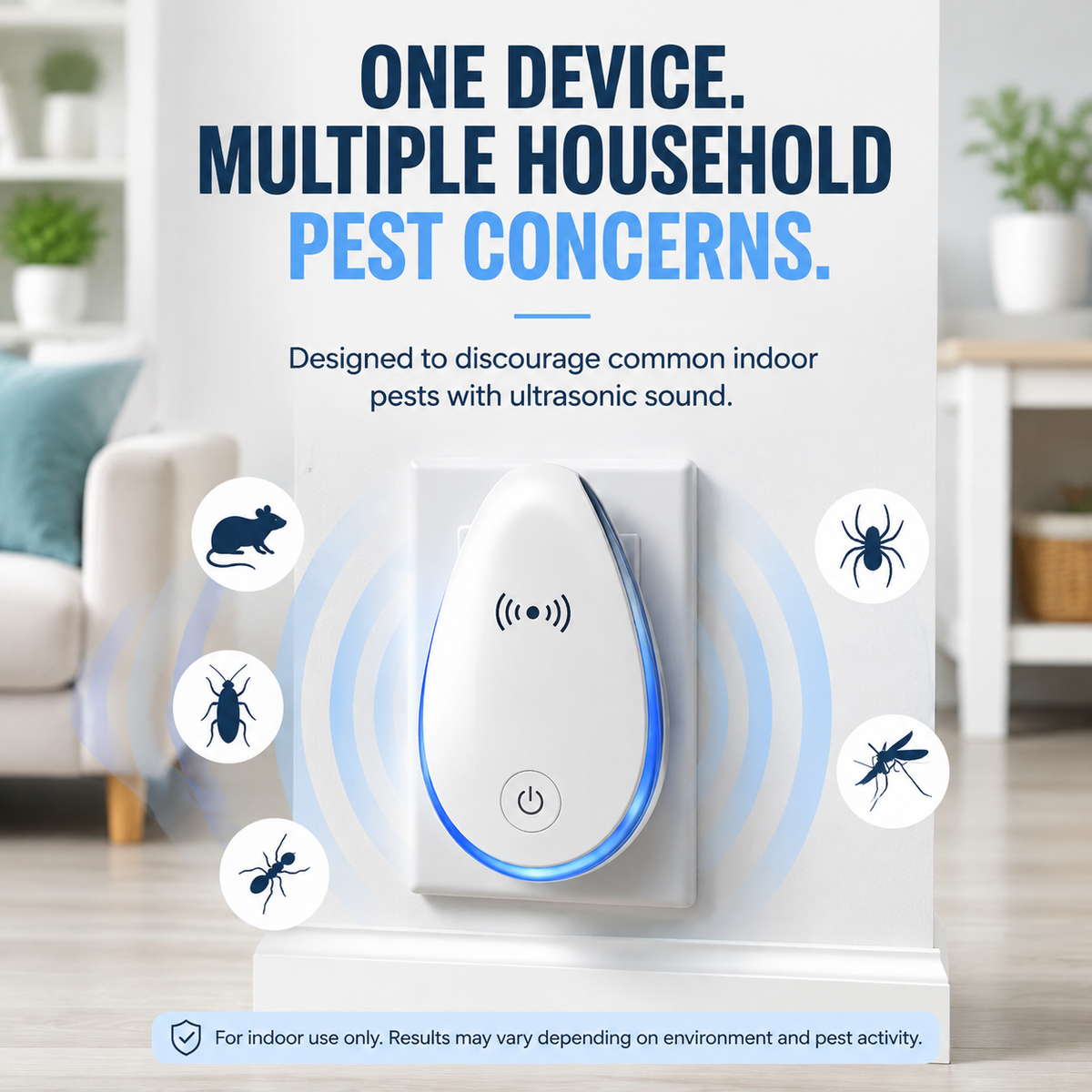 ⚡⚡Buy 1 get 1 free🏠 Plug-In Ultrasonic Pest Repeller for Home & Indoor Rooms 🔌