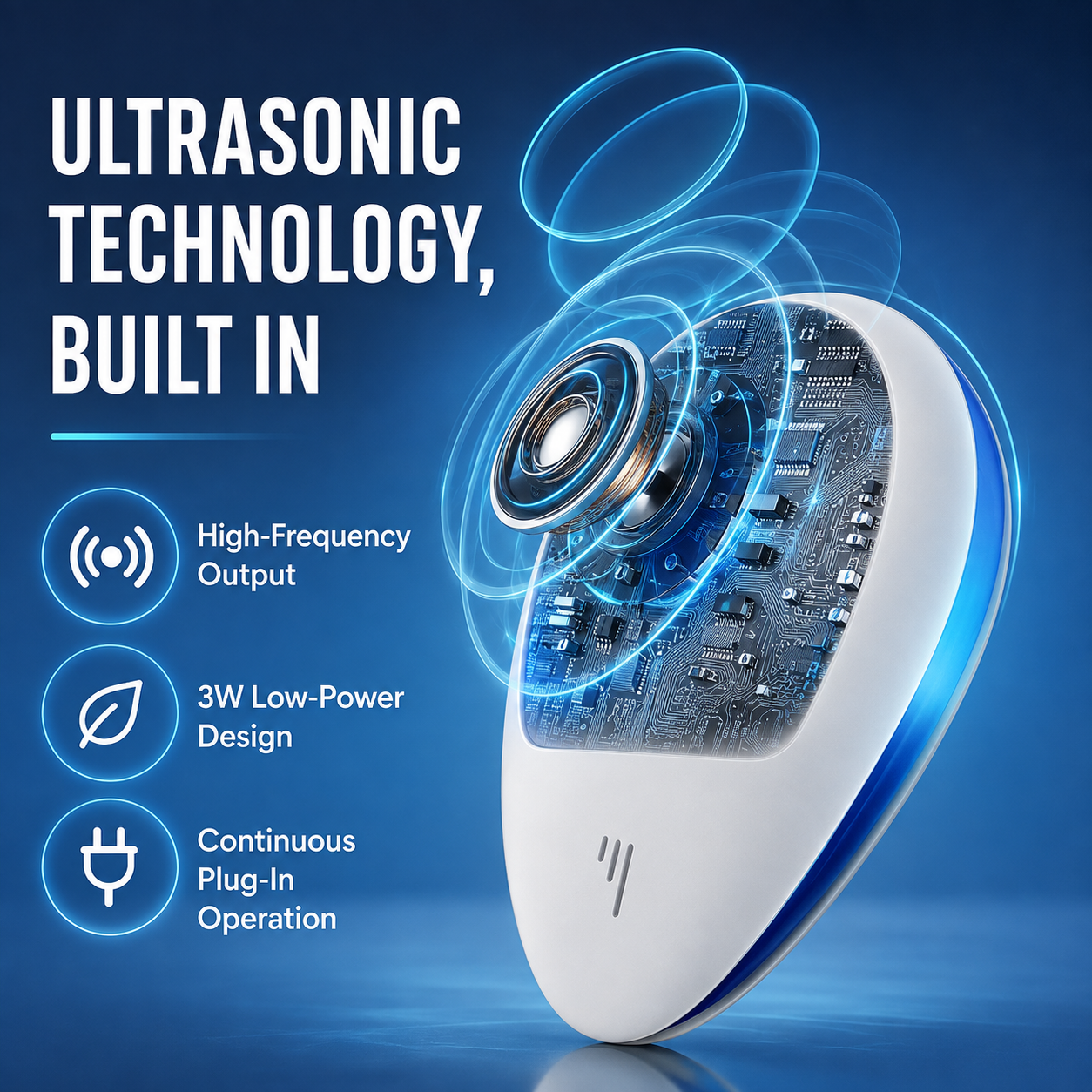 ⚡⚡Buy 1 get 1 free🏠 Plug-In Ultrasonic Pest Repeller for Home & Indoor Rooms 🔌