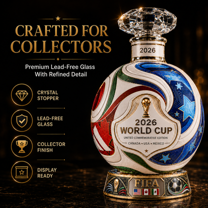 ⚽ Own the Glory: 2026 Match Ball Decanter – Heritage Edition