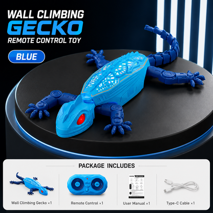 🦎 Gecko Rush Wall Climbing RC Toy | 2.4G Remote Control LED Lizard