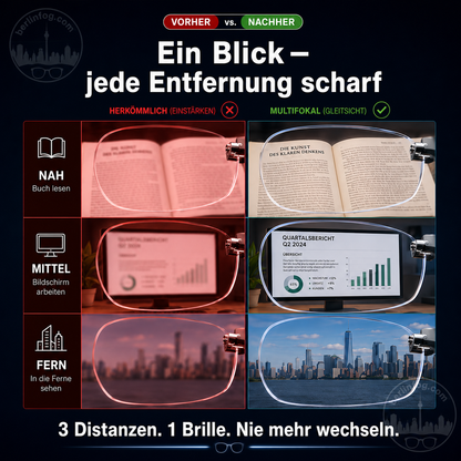 Rahmenlose, ultraleichte Lesebrille mit Diamantschliff