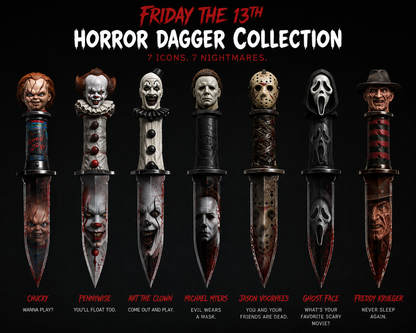 SlasherVault - The Complete Horror Collector's Dagger Set