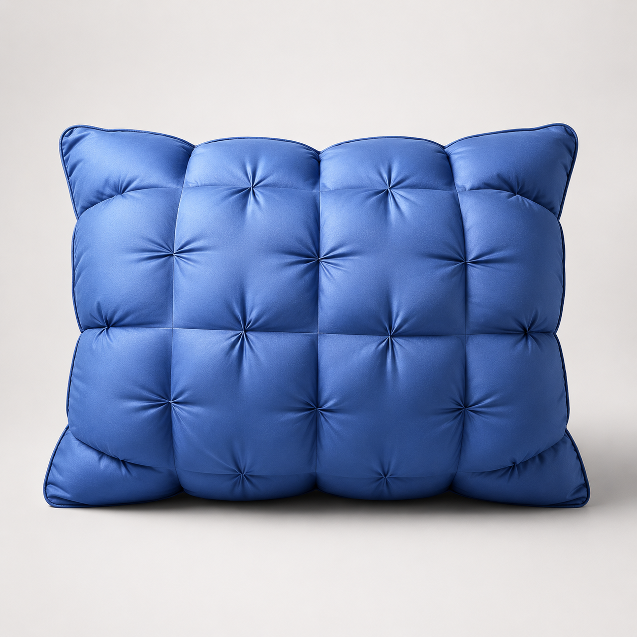 🛏️ Tufted Cooling Pillow – Ice Silk Breathable, Machine Washable