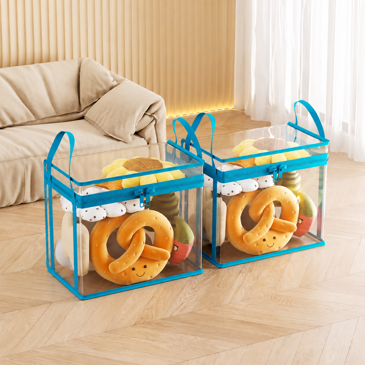 🧺Large Clear Storage Box✨ Keep Your Home Organized