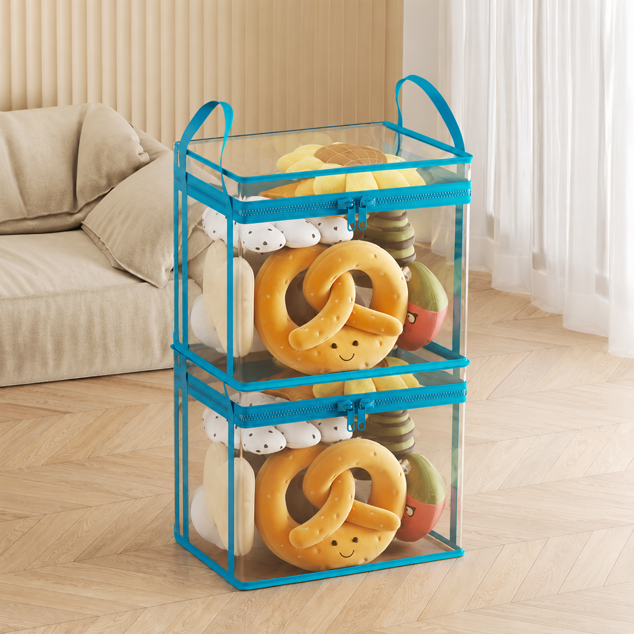 🧺Large Clear Storage Box✨ Keep Your Home Organized