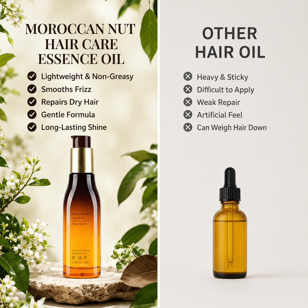 🔥2026 HOT SALE🔥Intense Repair Hair Oil- Dry Hair Rescue & Frizz Control
