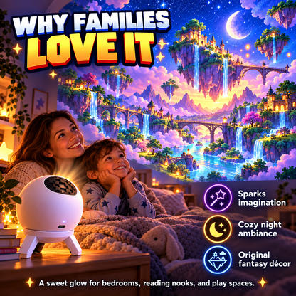 ✨ Fantasy Room Projector – Turn Bedtime Into a Magical Adventure