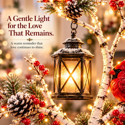 ❤️ 50% OFF Cardinal Winter Lantern Tree – Snowy Lighted Home Décor 🏮