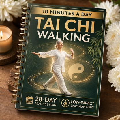 ☯️ 28-Day Tai Chi Practice Book for Beginners and Seniors