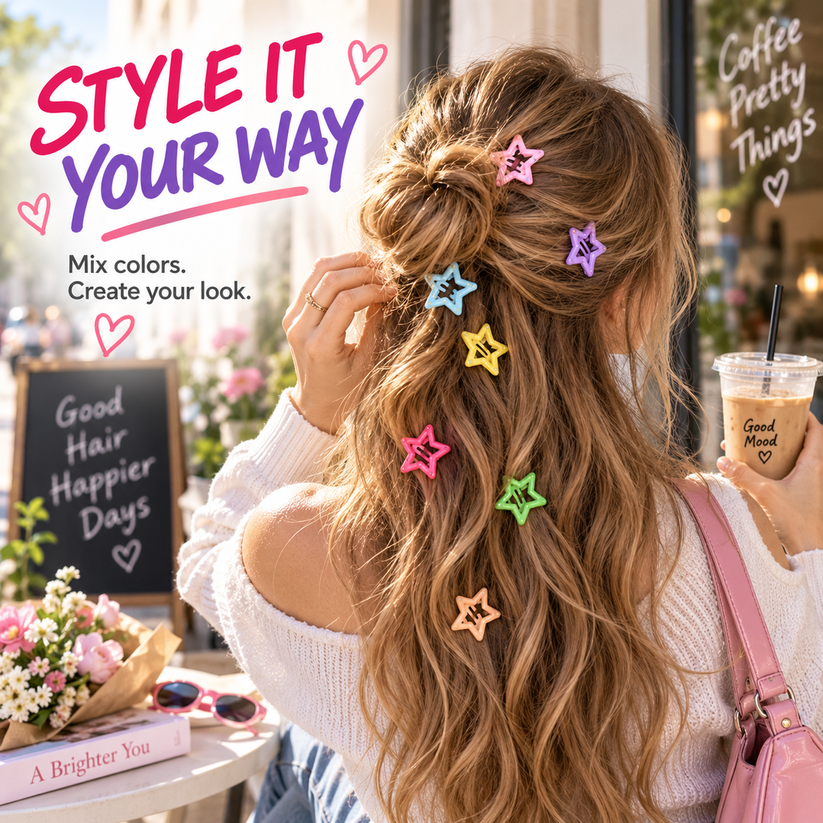 🔥 50% OFF Colorful Y2K Star Hair Clips ⭐ Cute & Easy Everyday Style