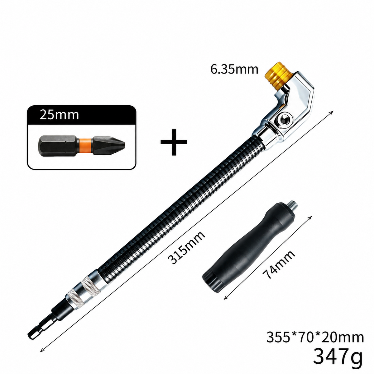 🔧 50% OFF Flexible Shaft Right Angle Drill Adapter Kit ⚡ For Tight Spaces