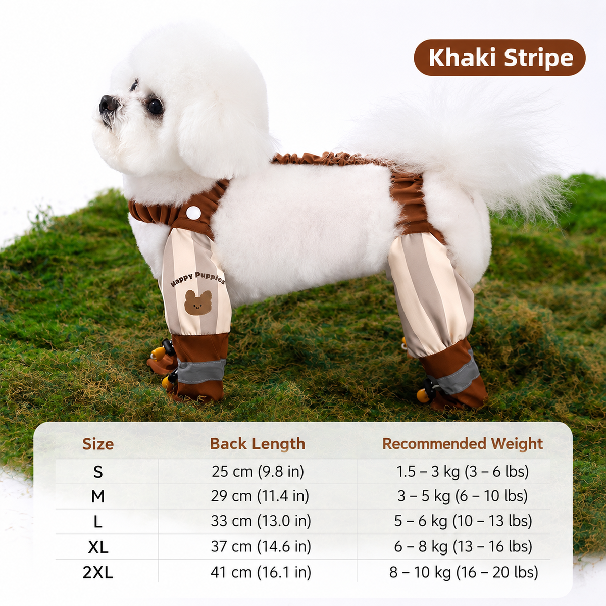 🐾 All-in-One Dog Paw & Leg Protection Suit – Fleece Body, Grip Soles & Leash Ring