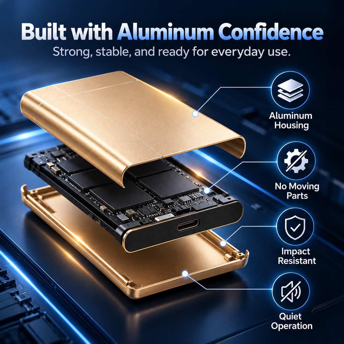 🔥50% OFF ✅High-speed portable solid-state drive (SSD)