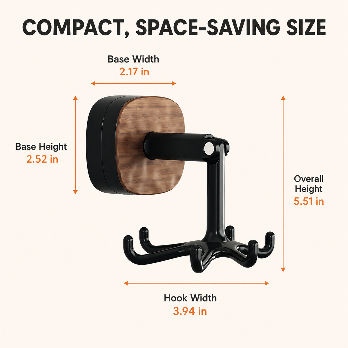 🍳 360° Rotating Kitchen Utensil Holder Space-Saving Hooks ✨