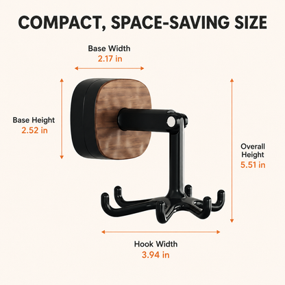 🍳 360° Rotating Kitchen Utensil Holder Space-Saving Hooks ✨