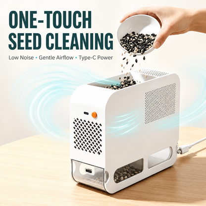🐦 Electric Bird Seed Shell Separator with 5-Speed Airflow 💨