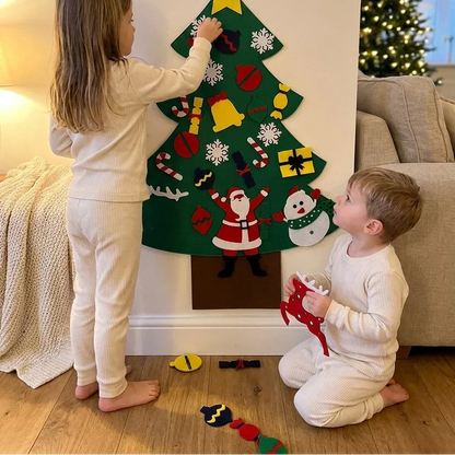 🎄 Kids DIY Felt Christmas Tree – Create, Decorate & Make Holiday Memories ✨🎁