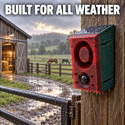☀️ Solar Motion Sensor Security Alarm – Wireless Outdoor Protection🚨
