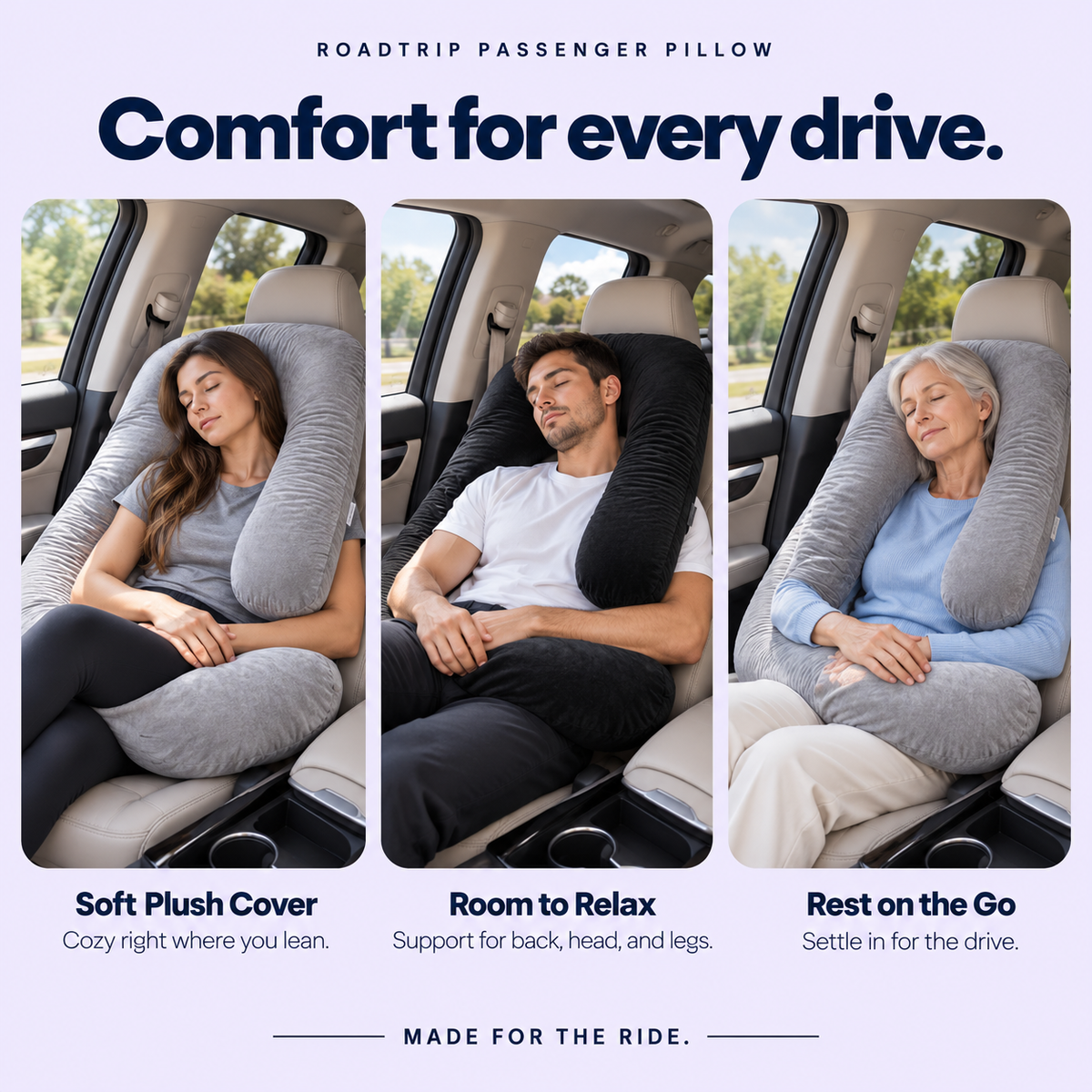 🤰 Full-Body Pregnancy Pillow – G/U/L Shape Maternity Support for Side Sleeping