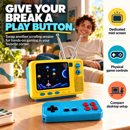 🎮 Classic Retro Mini TV Game Console - Wireless Handheld Console 📺
