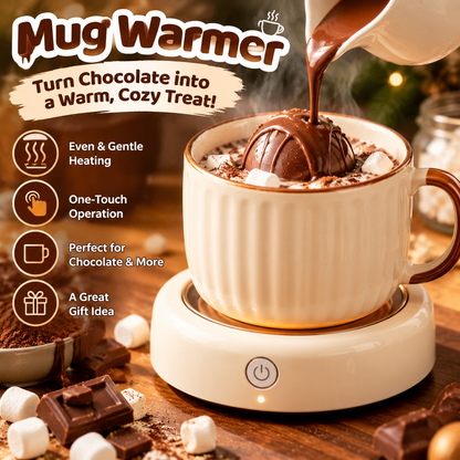 🍫 Chocolate Mug Warmer Electric Hot Chocolate & Coffee Beverage Heater ☕