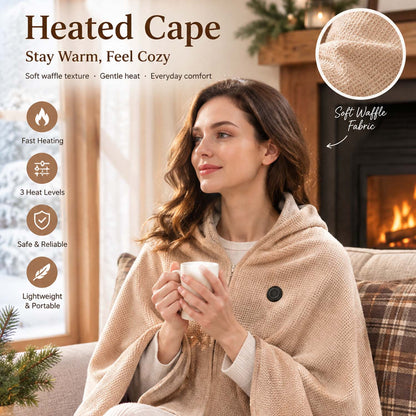 ❄️ LAST CHANCE 50% OFF Heated Wearable Blanket – Stay Warm at Your Desk Without Bulky Layers 🔥