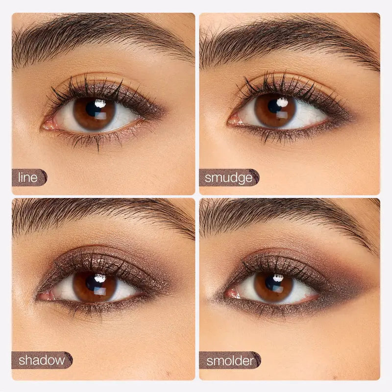 Four ways to use shadow liner line smudge shadow and smolder