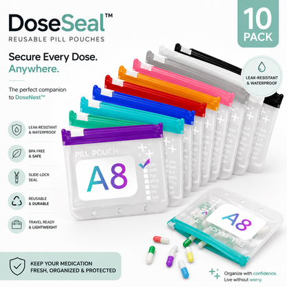 🔥50% OFF TODAY💊14-Pouch Medicine & Supplement Organizer