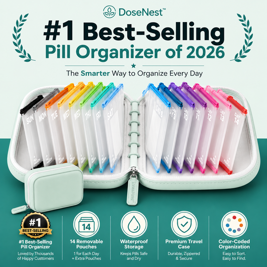 🔥50% OFF TODAY💊14-Pouch Medicine & Supplement Organizer
