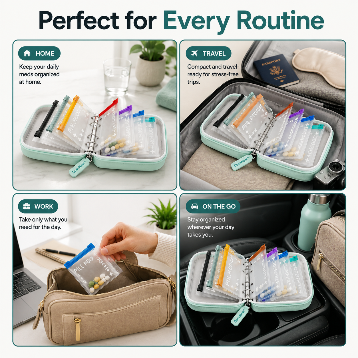 🔥50% OFF TODAY💊14-Pouch Medicine & Supplement Organizer