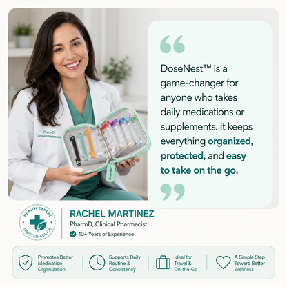 🔥50% OFF TODAY💊14-Pouch Medicine & Supplement Organizer