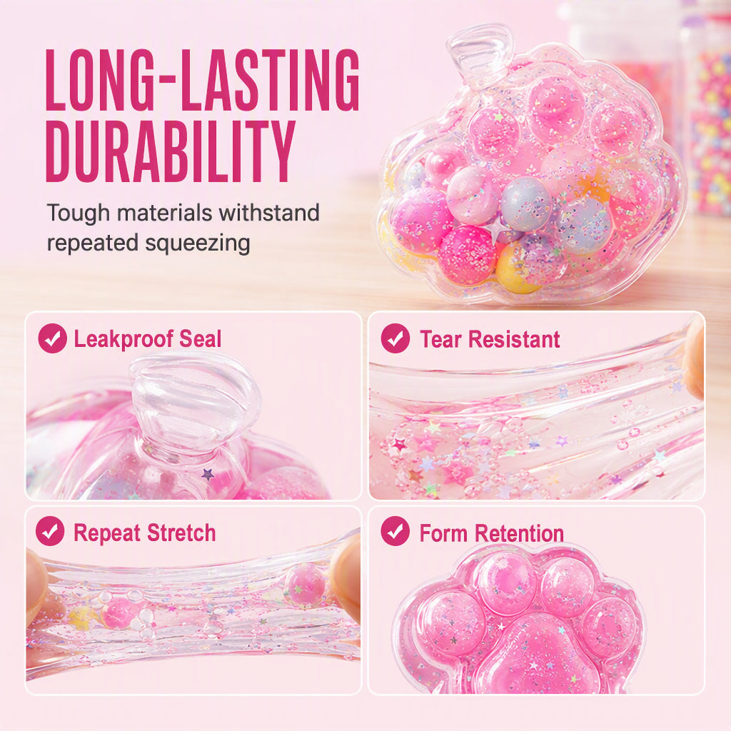 🍧 DIY Creative Crystal Squishy Kit – Sensory Stress Relief Toy 🧋