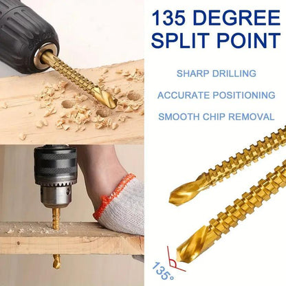 ⚙️ HSS Serrated Drill Saw Bit Set – Multi-Material Tool 🛠️
