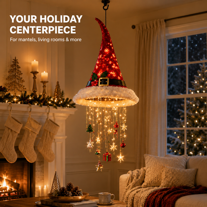 🎄 Holiday Lighted Christmas Garland – Warm LED Door Decor ✨