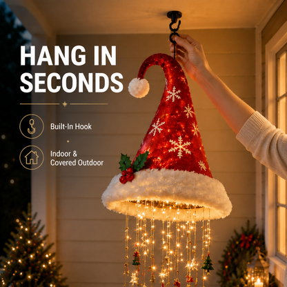 🎄 Holiday Lighted Christmas Garland – Warm LED Door Decor ✨