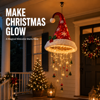 🎄 Holiday Lighted Christmas Garland – Warm LED Door Decor ✨
