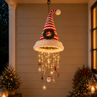 🎄 Holiday Lighted Christmas Garland – Warm LED Door Decor ✨