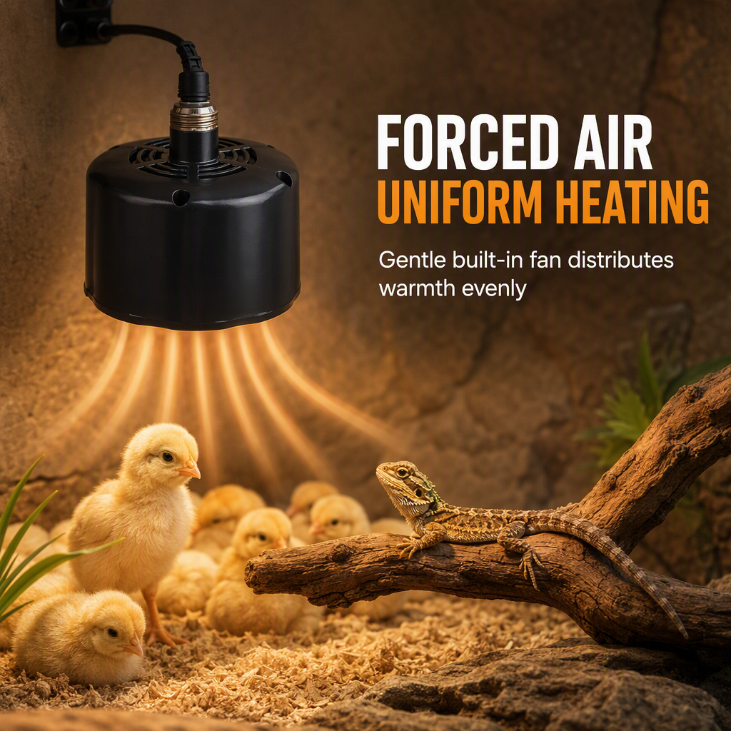 ❤️ Smart Chick Brooder Heater – Adjustable Temperature & Safe, Even Warmth
