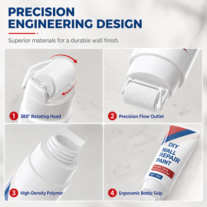 ❤️2-in-1 Wall Repair Paint with Built-In Roller