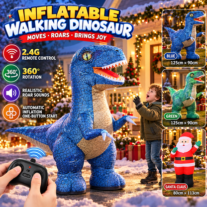 🦖 Remote Control Inflatable Dinosaur Toy with 2.4G Controller 🎮