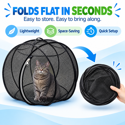 🐱 Pop-Up Cat Playpen 🌿 Fresh Air, Safe Space, Happy Cat