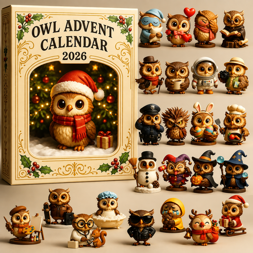 🦉 Owl Advent Calendar 2026 – 24 Days of Christmas Surprises