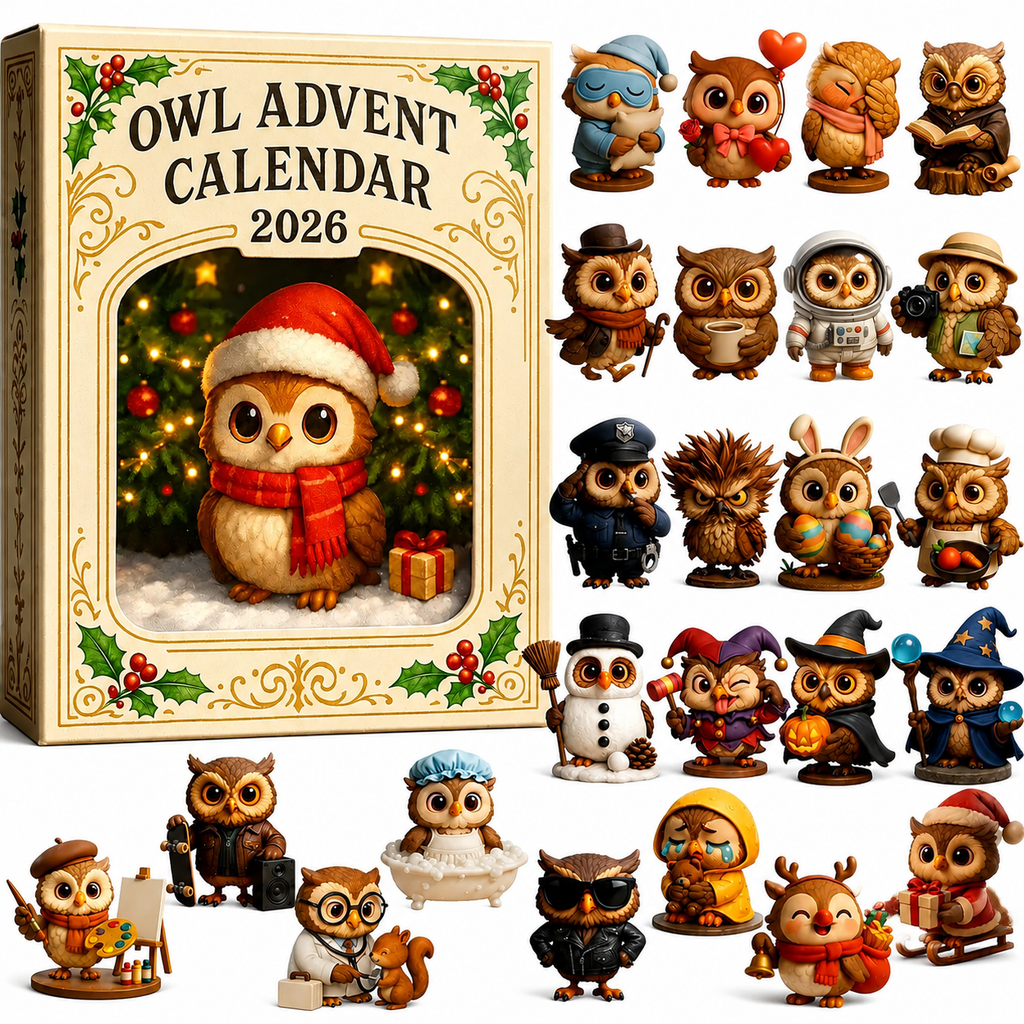 🦉 Owl Advent Calendar 2026 – 24 Days of Christmas Surprises
