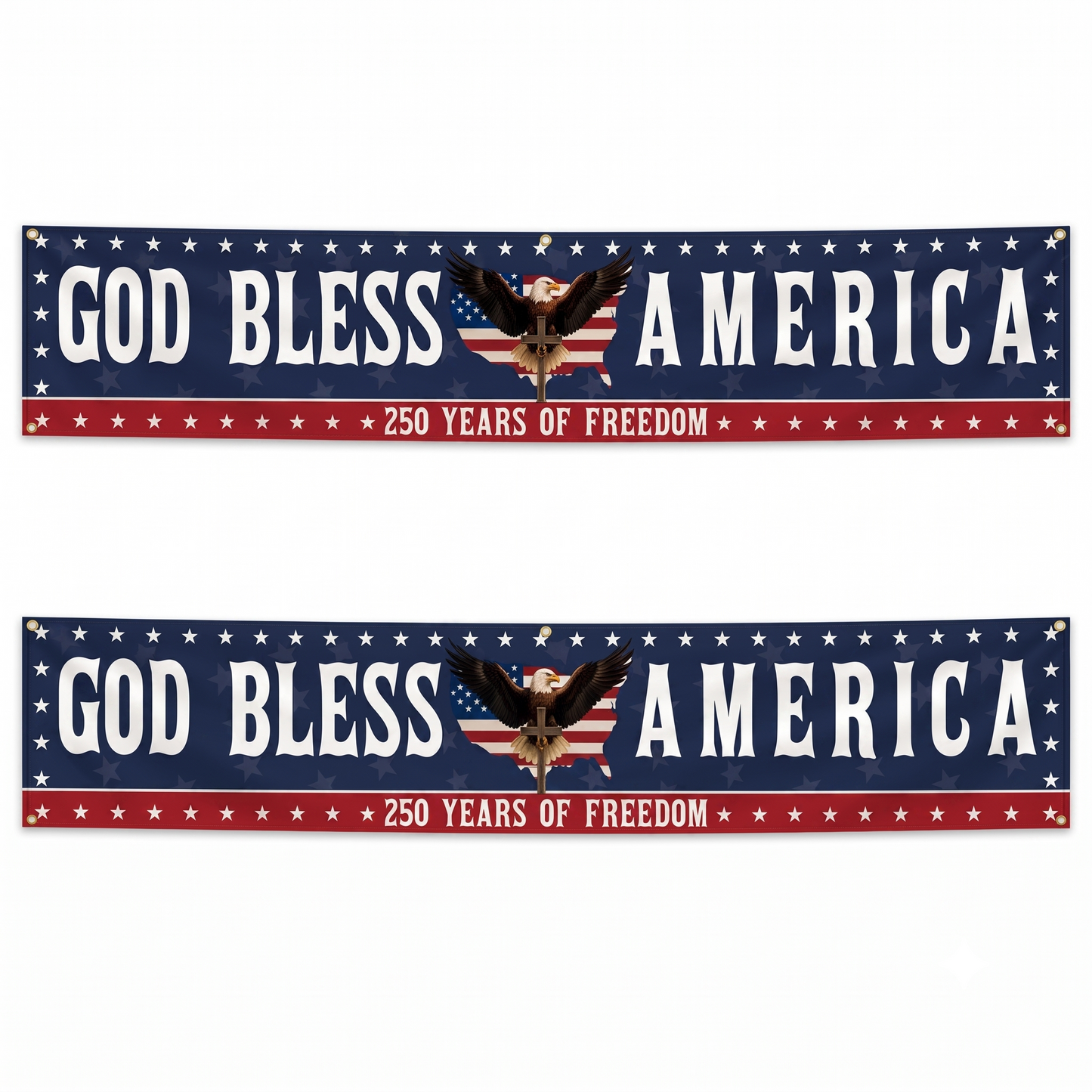 🎆✨🇺🇸 God Bless America Banner • Oversized 10ft 250th Anniversary Decor 🎉