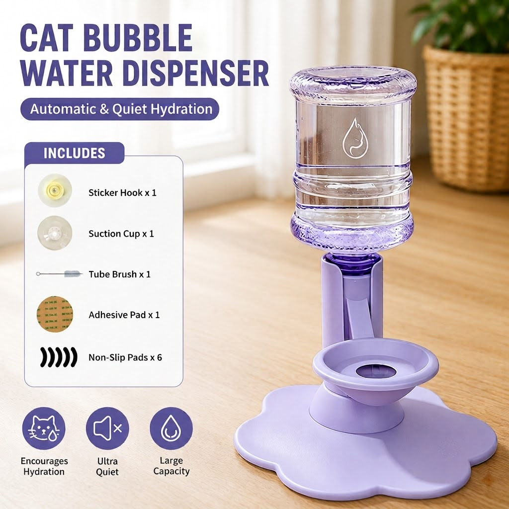 📦✨ Buy 2 & Ships Free! 🐱 Automatic Gravity Pet Water Fountain & Storage Bowl 🐾