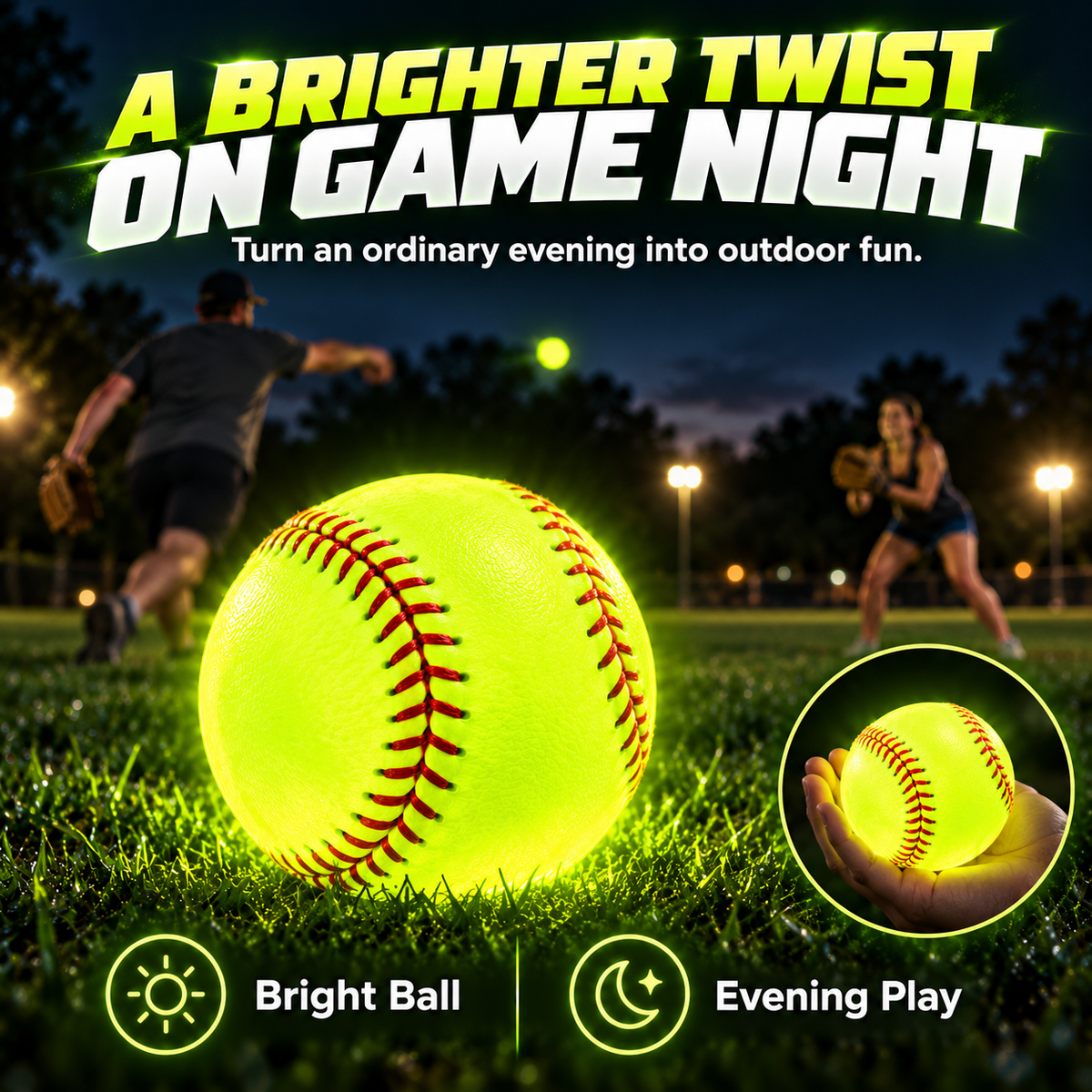 ⚾✨ 50% OFF — Glow Baseball for Brighter Game Nights