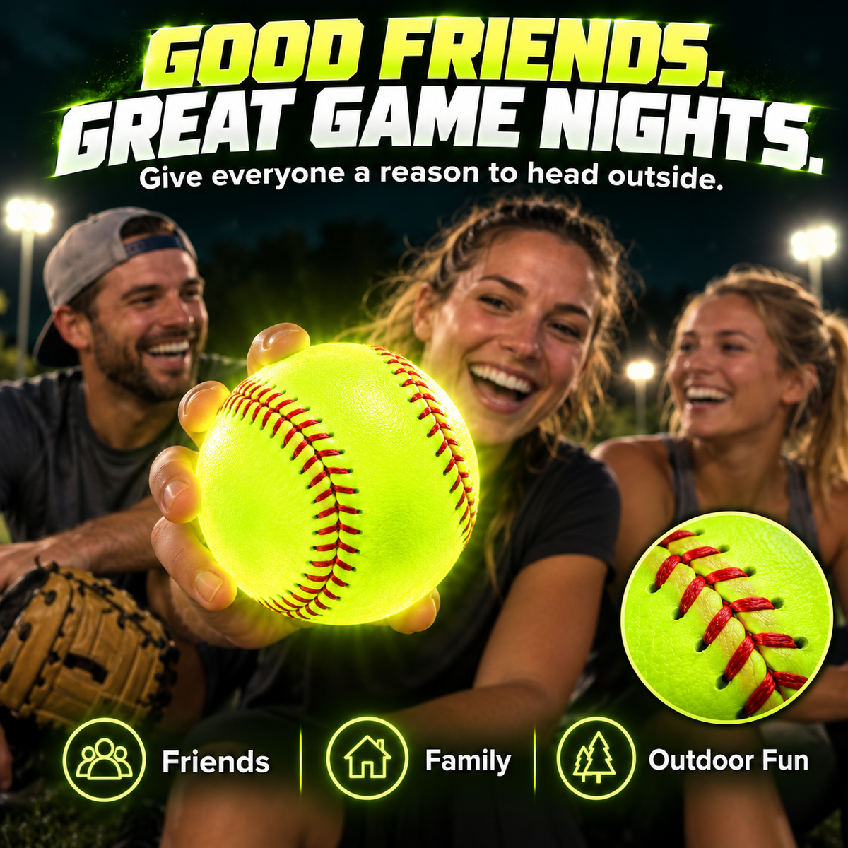 ⚾✨ 50% OFF — Glow Baseball for Brighter Game Nights