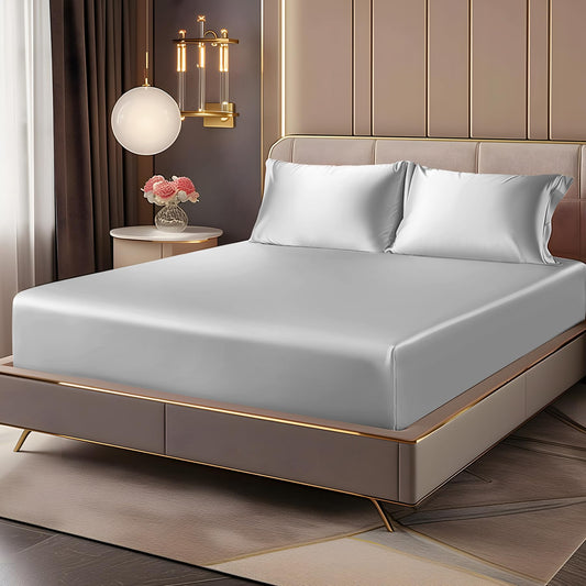 Buy 2 Free Shipping❄️ Cooling Fitted Sheet for Hot Sleepers | Soft & Breathable Bed Sheet 🛏️