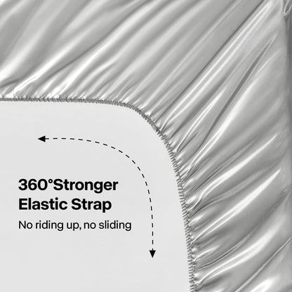 Buy 2 Free Shipping❄️ Cooling Fitted Sheet for Hot Sleepers | Soft & Breathable Bed Sheet 🛏️